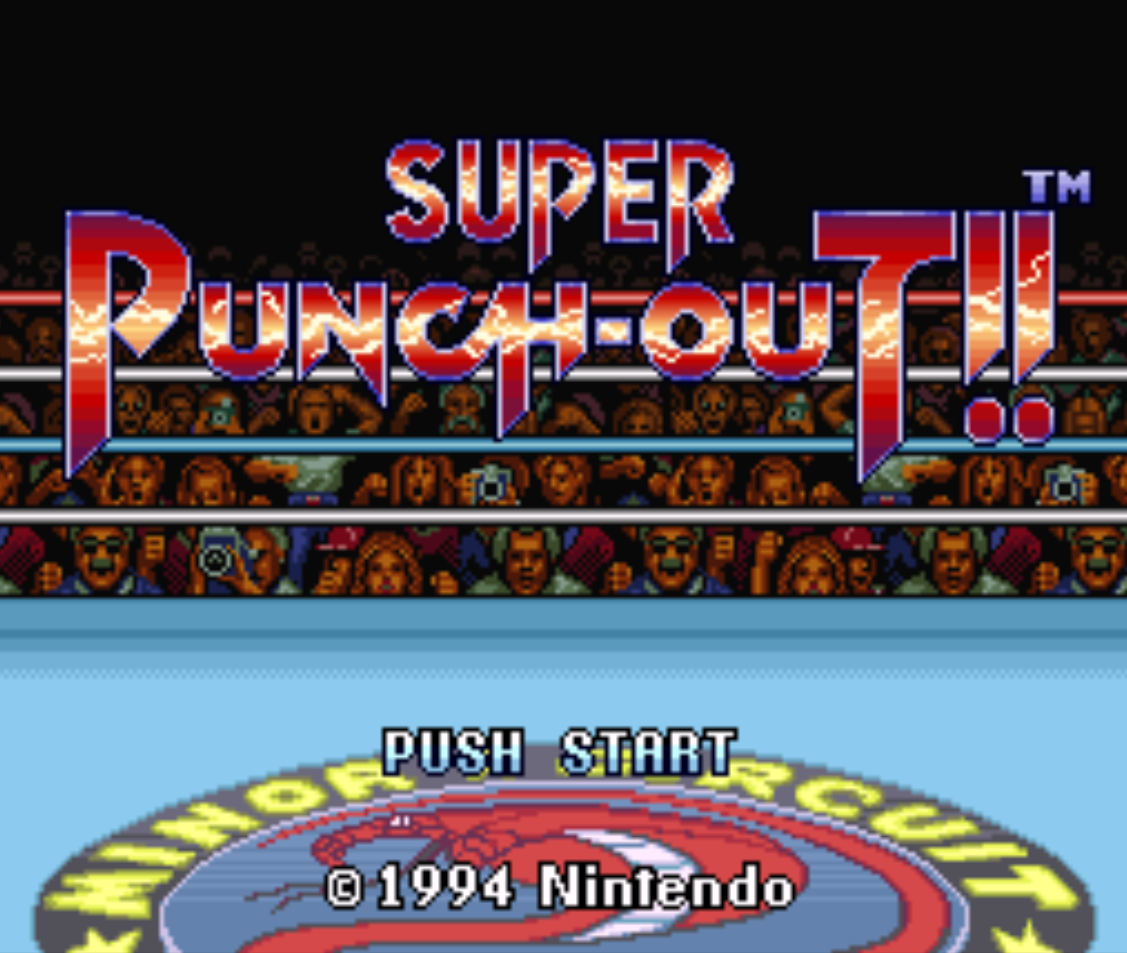 Super Punch Out Title Screen